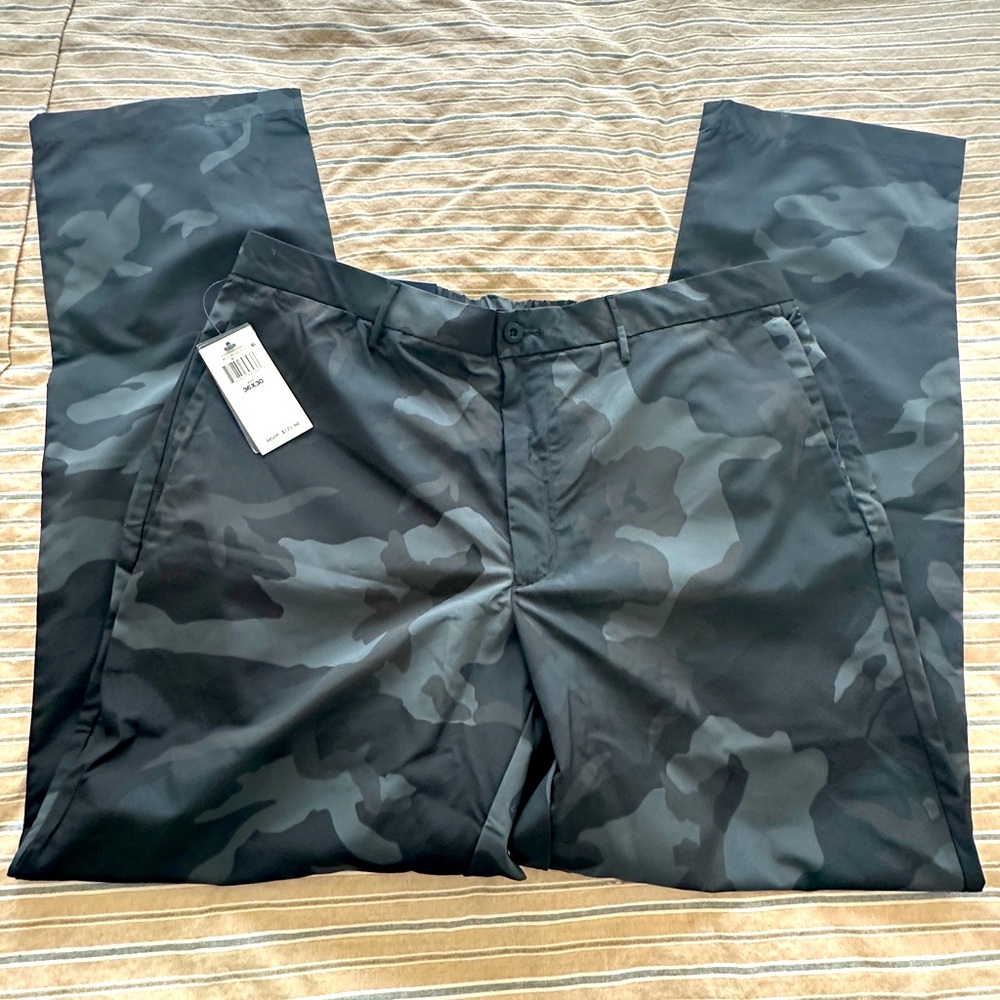 NWT Vintage Polo Ralph Lauren Camo Straight Leg Pants SZ: 36/30